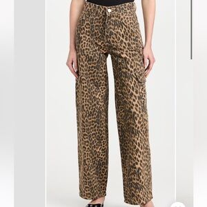 Damson Madder Leopard Cargo Trousers UK 8 / US 4
